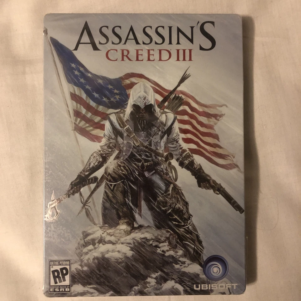 Assassins Creed 3 Tin Metal In Wrapper Casing Collectible Revolution Case - Image 1 of 4