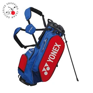 Yonex Golf Carry Stand Bag 9.5 x 47in 5way Divider Lightweight 2.6kg Blue/Red - Picture 1 of 10