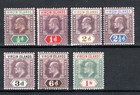 British Virgin Islands 1904 values to 1s SG 54-60 MH