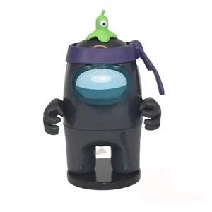 Figura Among Us Crewmate Negra con Estampador 4.5 Pulgadas Serie 1 Toikido Nueva - Imagen 1 de 2