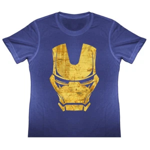 KIDS Iron Man Distressed Logo T Shirt Tony Stark Avengers Infinity War Boys Girl - Picture 1 of 5