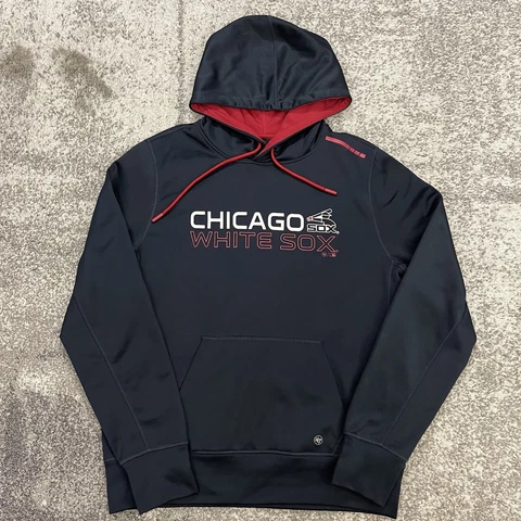 47 MLB Chicago White Sox Baseball Sweater Hoodie Mens Medium Cover