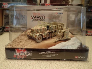 Corgi WWII Legends CC60006 1:50 Sd.Kfz. 7/1 Krauss-Maffei Semi Track Sealed - Picture 1 of 6