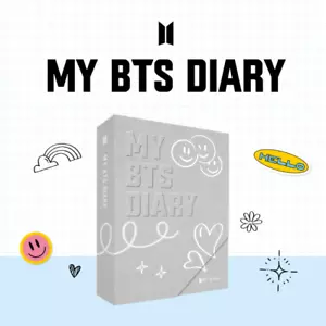 Libros de diario de MY BTS + pegatinas + almohadillas de notas artículos auténticos oficiales de K-POP - Imagen 1 de 7