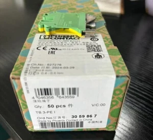 50PCS Phoenix Contact 3059867 grounding terminal TB 3-PE I - Picture 1 of 3