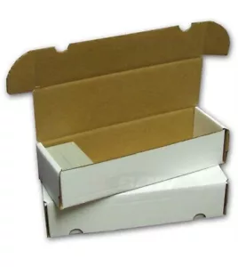 New (Lot of 5) BCW 660 Count Cardboard Trading Card Storage Boxes - Picture 1 of 2