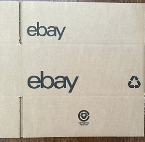 Lot Of 24 eBay Branded Shipping Boxes 15x10x6 ~ Moving Packing Storage! - Picture 1 of 9