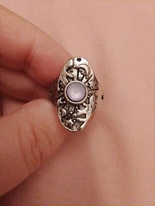 Two Magic Hands And Stars And Moons With Synthetic Cabachon UK O+1/2 USA 7.25 - Picture 1 of 4
