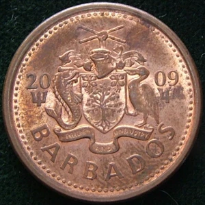 2009 Barbados One 1 Cent - Picture 1 of 2