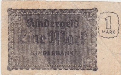 GERMANY Play money, based on Renten and Reichsmark notes 1 mark ND(1924-1945) - Image 1 of 2