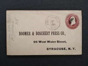 New York: Port Jackson 1885 2c ganzer Brief, DPO Montgomery Co nach Syracuse - Bild 1 von 2