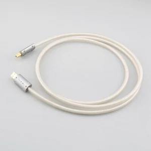 VIBORG Hi-End OCC Versilbert Audio USB Daten Kabel USB2.0 A-B Type A to Type B - Bild 1 von 6