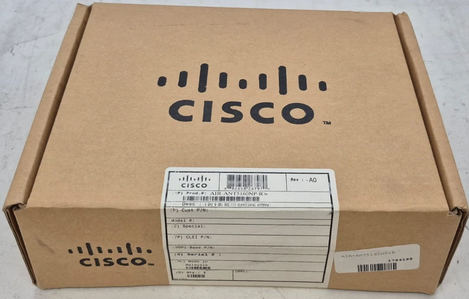 Sealed Cisco AIR-ANT5160NP-R 5GHz 6dBi 802.11n Directional Antenna - Image 1 of 3