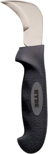 Hyde 20550 Flooring Roofing Knife 2-1/2" Roll Resistant Soft Handle ...