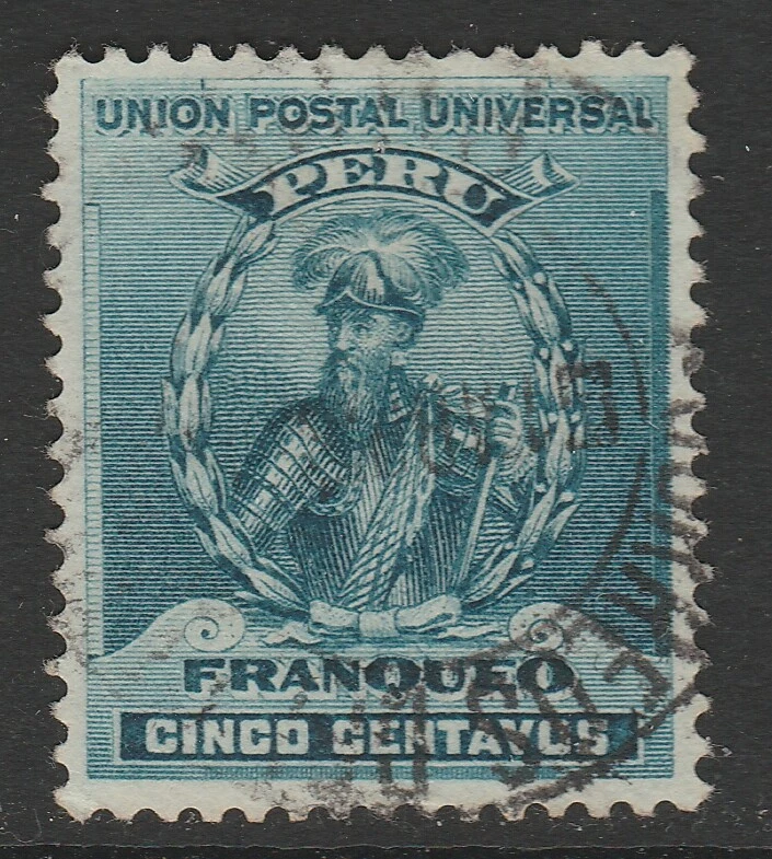 Peru 1896-1900 5c Used A18P10F820 - Image 1 of 1