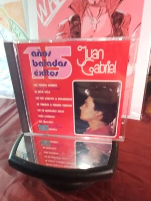 Juan Gabriel 15  Años 15 Baladas 15 Exitos CD 1987 1997 Latin Pop Mariachi Vg - Image 1 of 3