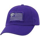Kansas State Wildcats TOW Purple "Flag 4" Crew Adj. Relax Hat Cap