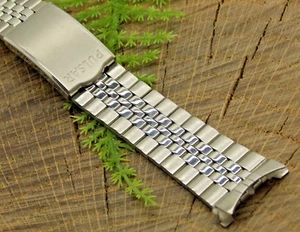 Pulsar Vintage NOS Watch Band Deployment Clasp Stainless Steel 18mm Bracelet - Picture 1 of 5