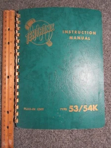 Tektronix Plug-In Tipo 53/54K Manual ~ Preamplificador Calibrado Rápido ~ Original - Imagen 1 de 5