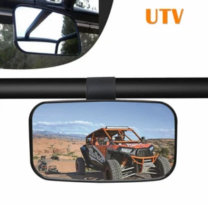 Fit UTV ATV Bike Rear View Mirror Plastic Rearview For 1.5" 1.75" 2" Roll Bar - Picture 1 of 5