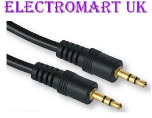 3.5MM STEREO MINI JACK TO JACK LEAD CABLE AUX 0.5M (GOLD) - Picture 1 of 1