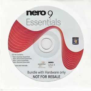 NERO MULTIMEDIA SUITE 9 ESSENTIALS INSTALLATION DISC - NEW! READ FULL LISTING!! - Picture 1 of 1