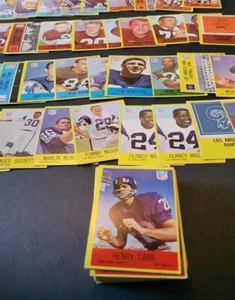 1967 Philadelphia Gum NFL Football Cards - 92 Card Lot - Henry Carr | More! - Picture 1 of 13