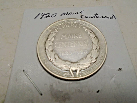1920 Maine Centennial Silver Commemoratives Cover