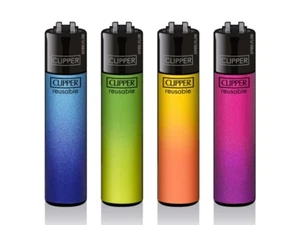 CLIPPER Feuerzeug Lighter Gas Collection Flint 4 Set -Metallic Gradient #4- - Bild 1 von 3