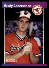 1989 Donruss Brady Anderson #519 Baltimore Orioles