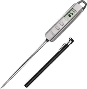 Habor Termómetro para barbacoa Termómetro para horno Pantalla LCD Acero inoxidable Sonda de medición CP022AA - Imagen 1 de 5