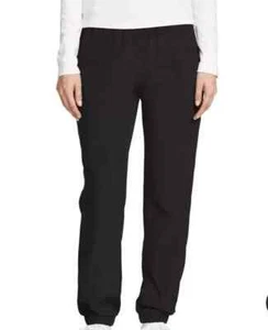 Eddie Bauer Women's Polar Fleece-Lined Pull-On Pants Black Size 12 - Picture 1 of 4