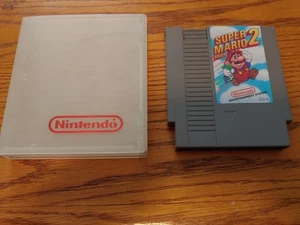 Super Mario 2 NES 1985 Videospiel Cartridge Top Zustand mit Original Hülle - Bild 1 von 2