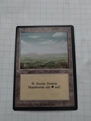 MTG Plains (Ebene) Miscut German FBB Regular Land - Uncirculated - Image 1 of 3