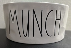 “MUNCH” Rae Dunn Perro o Gato Cuenco Colección Artesanal Magenta ¡BONITO! - Imagen 1 de 4