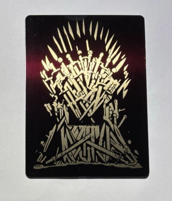 Game of Thrones Iron Anniversary Series 1-2 COMPLETE METAL GOLD ICONS set G1-G10 - Image 1 of 4