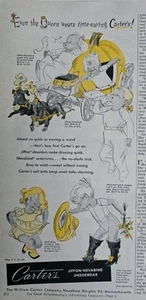1947 Carter's boys girls underwear pajamas vintage fashion ad - Picture 1 of 1