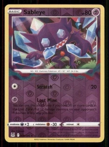 Sableye SWSH11: Lost Origin #070/196 Rare Reverse Holo Pokemon LP - Picture 1 of 2