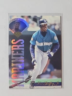 Tarjeta de béisbol Ken Griffey, Jr. 1995 Leaf #211 Seattle Mariners Foto 1 de 2