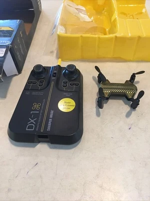 Sharper Image DX-1 Micro Drone in Box In Box No Cable,or Blade Guard AsIs 2.4GHz - Image 1 of 3