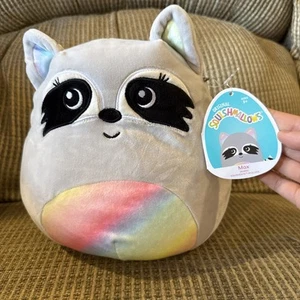 Squishmallows Max The Raccoon 8" Kellytoy Max The Techy Squishmallow NUEVO NUEVO CON ETIQUETAS - Imagen 1 de 5