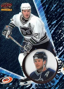 1997-98 Pacific Invincible Emerald Green #23 Andrew Cassels - Bild 1 von 2