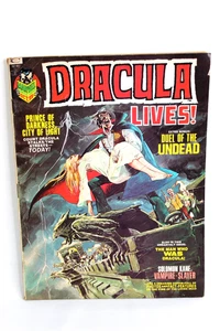 Dracula Lives #3 Solomon Kane 2nd Appearance 1973 Marvel Magazine VG-/VG - Picture 1 of 5