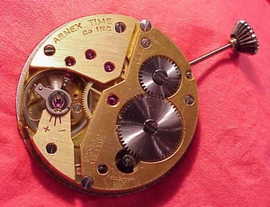 Original ARNEX Unitas 6498 17 Jewel Swiss Uhrwerk Incabloc GOLDTONE - Bild 1 von 5