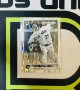 Aaron Ashby 2022 Topps Chrome Black & White Raywave Refractor Rookie RC Brewers - Bild 1 von 1