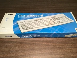 Belkin Classic Keyboard White PS/2 Connector New - Picture 1 of 6
