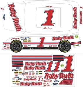 LOSI Nascar - 1 Baby Ruth Gordon RC Decal Sheet for 12th scale - Picture 1 of 1