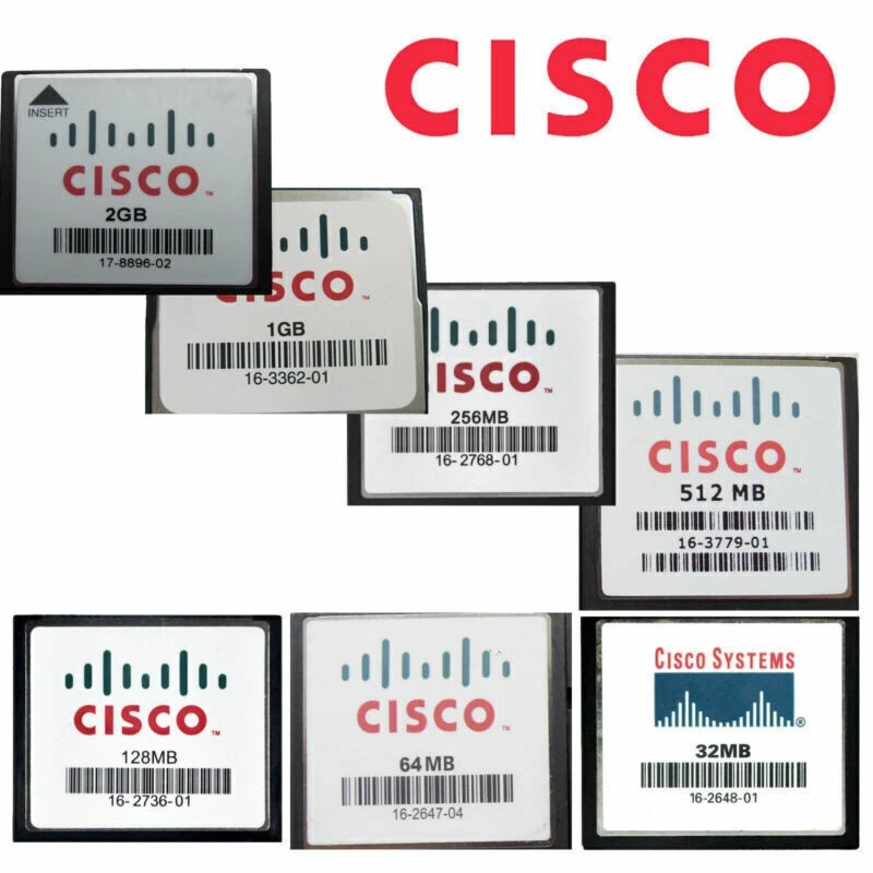 CISCO CF 32/64/128/256/512 MB Compact Flash Memory Card For Digital Camera - Bild 1 von 1