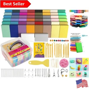 Colorful Modeling Clay Set with Tools and Accessories - Educational and Fun Kit - Picture 1 of 9