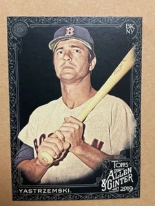 Carl Yastrzemski ~ 2019 Topps Allen & Ginter X BLACK PARALLEL #271  Red Sox - Picture 1 of 2